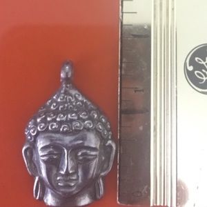 Sterling silver .925 Buddha head pendant